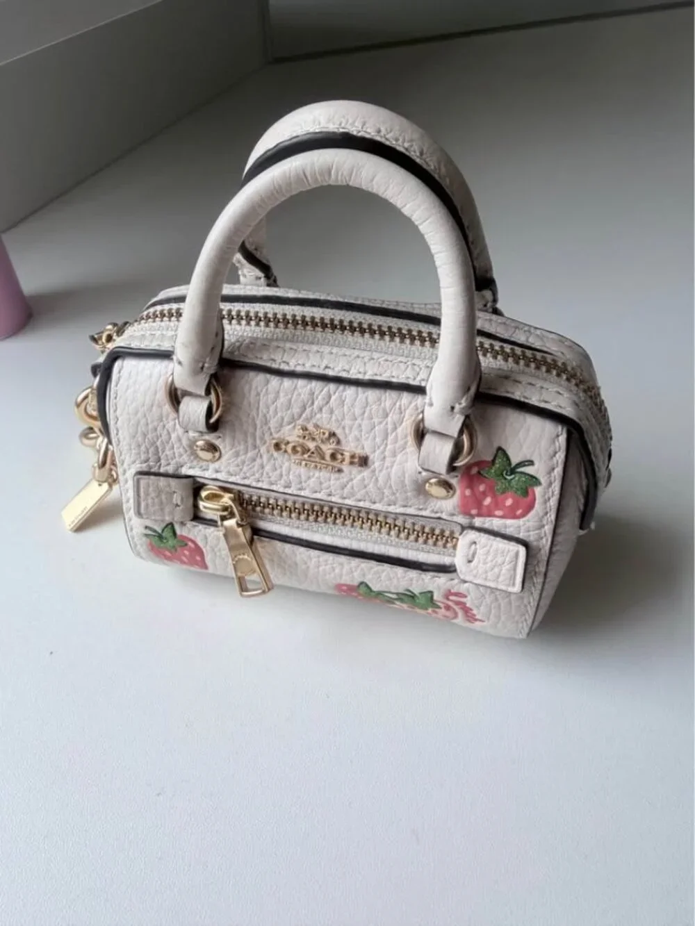 Bag Charm Coach Mini Bag - Picture 2 of 3